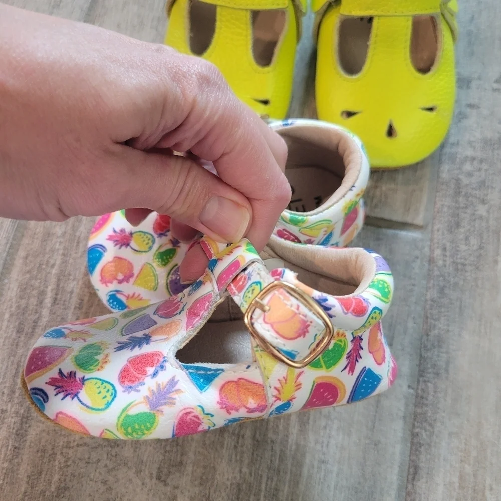 Monkey Feet adorable leather